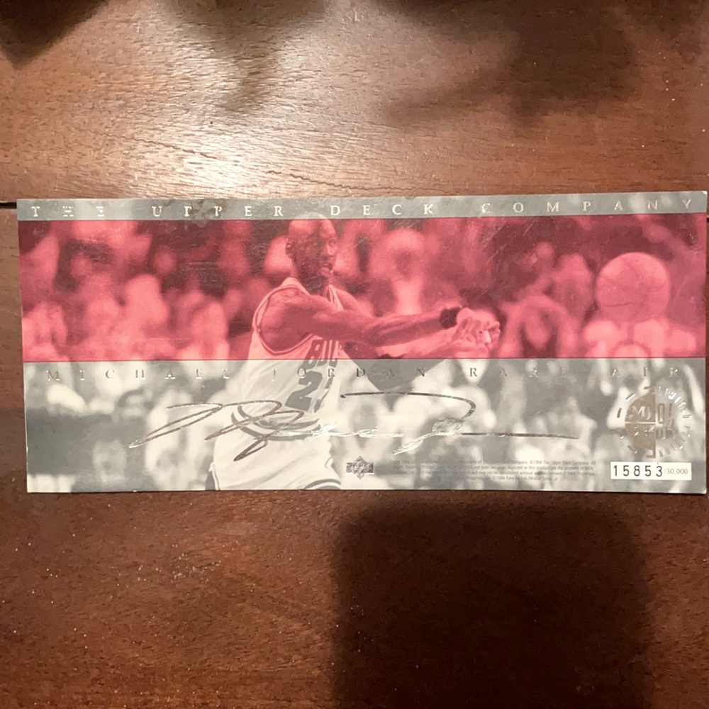 Michael Jordan RARE AIR 90 card set
